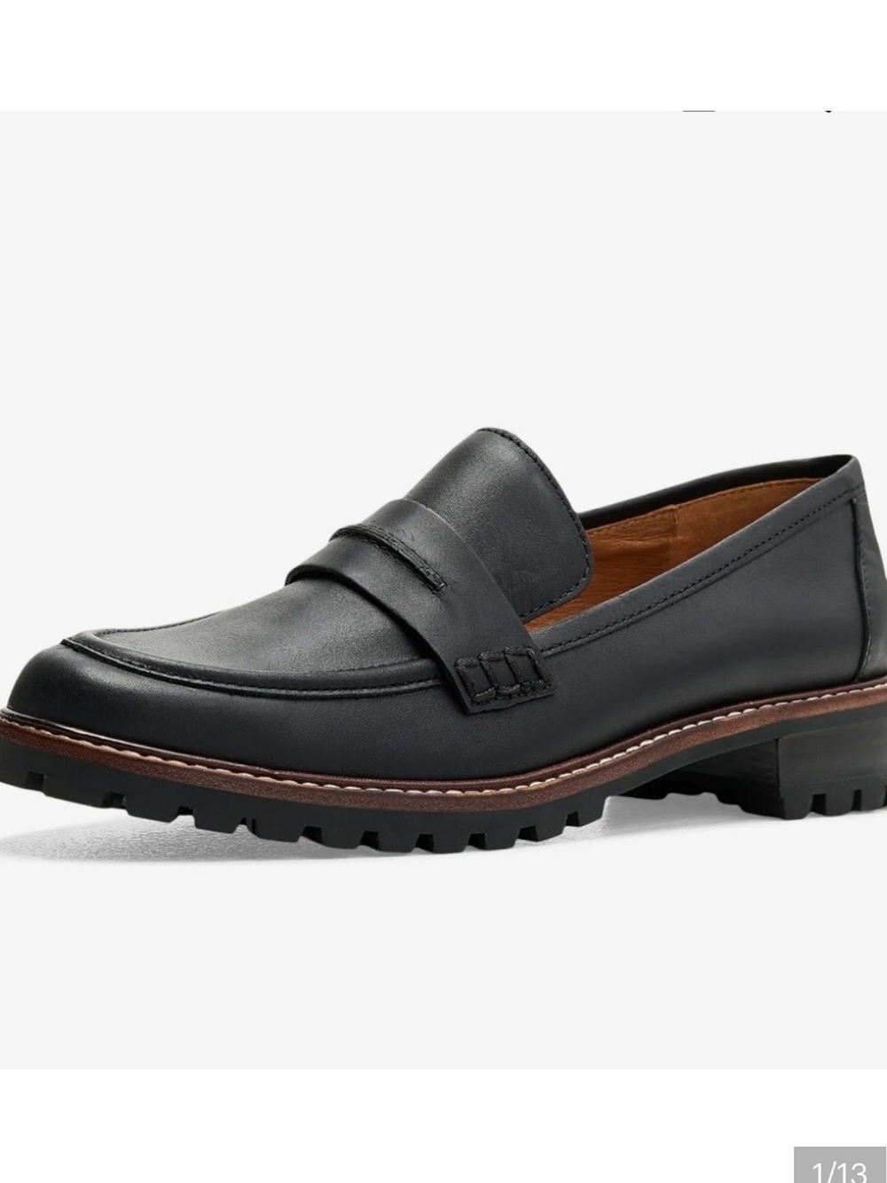 Madewell The Corinne Lugsole
Loafers - black size 8